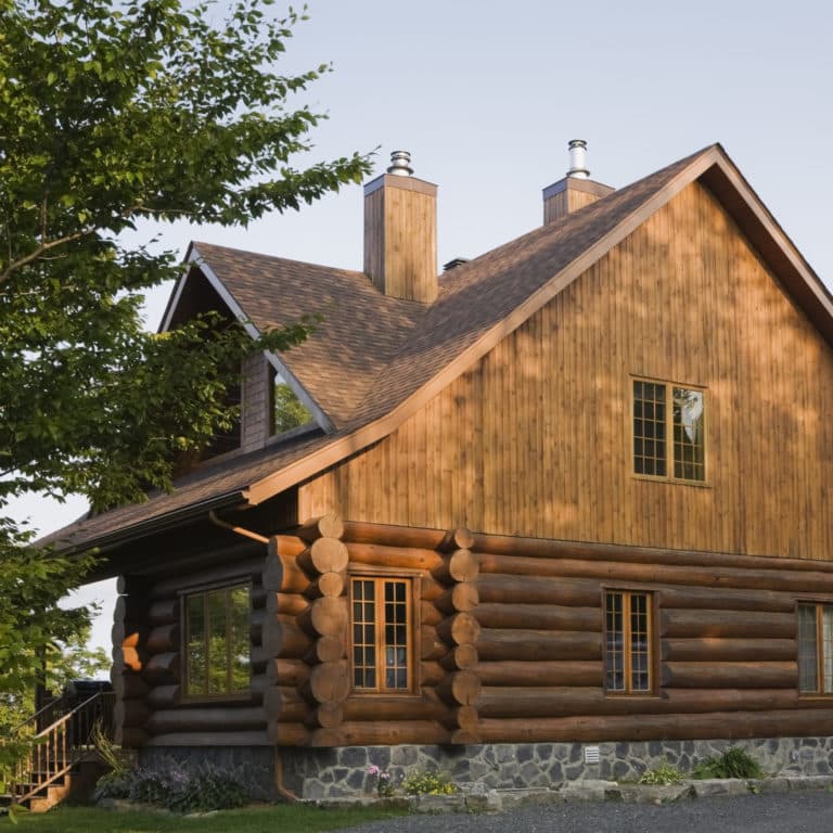 exterior of cottage style log house with cedar shi 2022 03 07 23 53 05 utc 2 scaled e1652968113562 - Water Pump Shop in Ajax